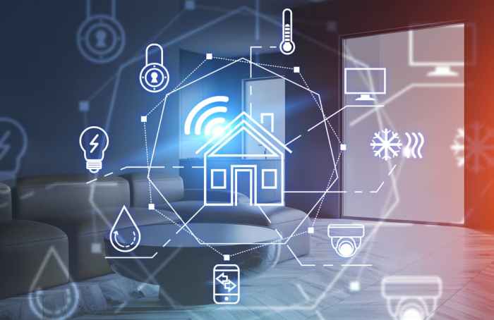 Premium AI Image | Artificial Intelligence a ai smart home with connect ... Integrated Smart Homes: Centralizing Your Devices